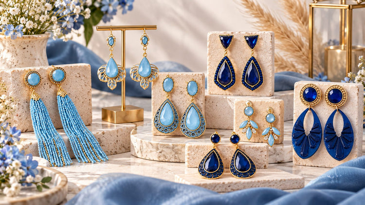 Blue Earrings