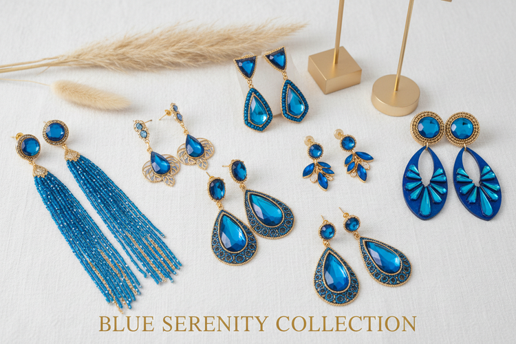 Blue Earrings