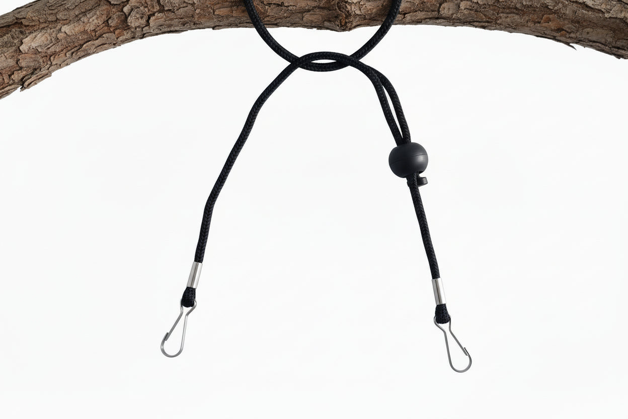 Black Adjustable Face mask Lanyard Deals