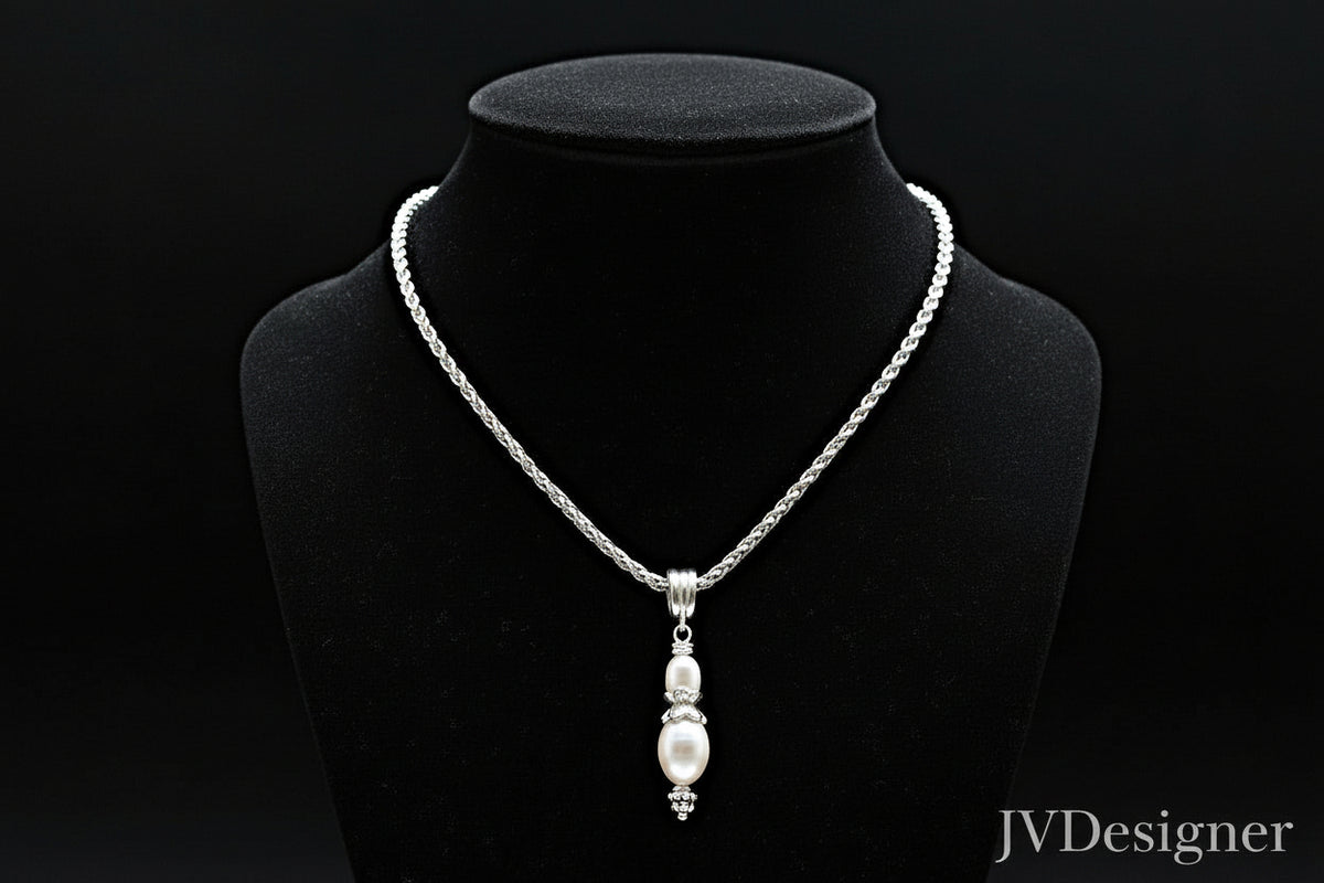Baroque Pearl Statement Necklace-One of a Kind