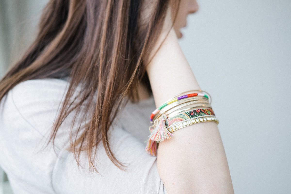 long hair boho handmade jewelry bracelets